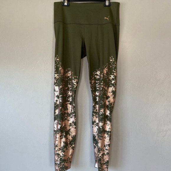 Nwot Puma Olive Green Leggings 